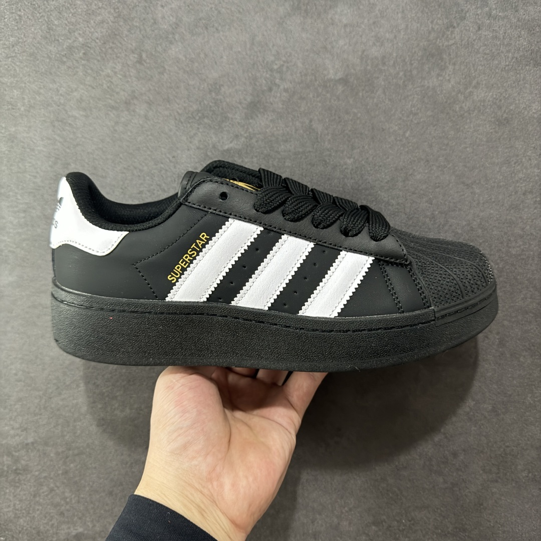 【GQ平台版福利】Adidas Originals Superstar XLG 贝壳头厚底休闲板鞋 原鞋开发 版型正确 细节无敌 清洁度完美 诠释最高工艺 尺码:36-45-选品中心