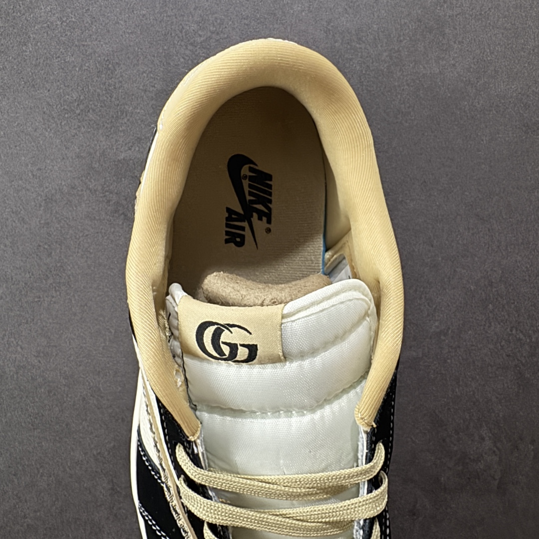 图片[7]-【定制版】Air Jordan 1 Low OG AJ1 乔1反转倒勾 X GUCCI联名款休闲运动篮球鞋 完美品质出货 鞋面切割工整 冲孔整齐干净 中底拉帮线 整体清洁度非常好 货号：XB1979-014 尺码：36 36.5 37.5 38 38.5 39 40 40.5 41 42 42.5 43 44 44.5 45 编码：CCB310320-选品中心