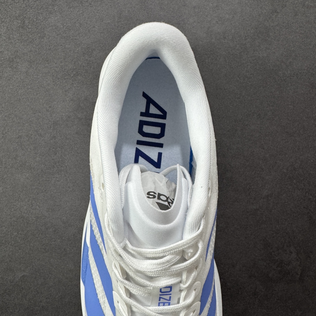 图片[7]-【HD纯原】Ad Adizero Evo SL M 阿迪超轻透气缓震跑鞋  以令人难以置信的138克重量，刷新了跑鞋轻量化的记录，阿迪在材料科学和工艺技术上的深厚积累。  全新鞋款采用Lightweight Upper材料，让穿着者几乎能够体验到一种\”裸足\”的感觉 货号：JS4454  尺码：36 36.5 37.5 38 38.5 39 40 40.5 41 42 42.5 43 44 45 编码：FSB220230-选品中心