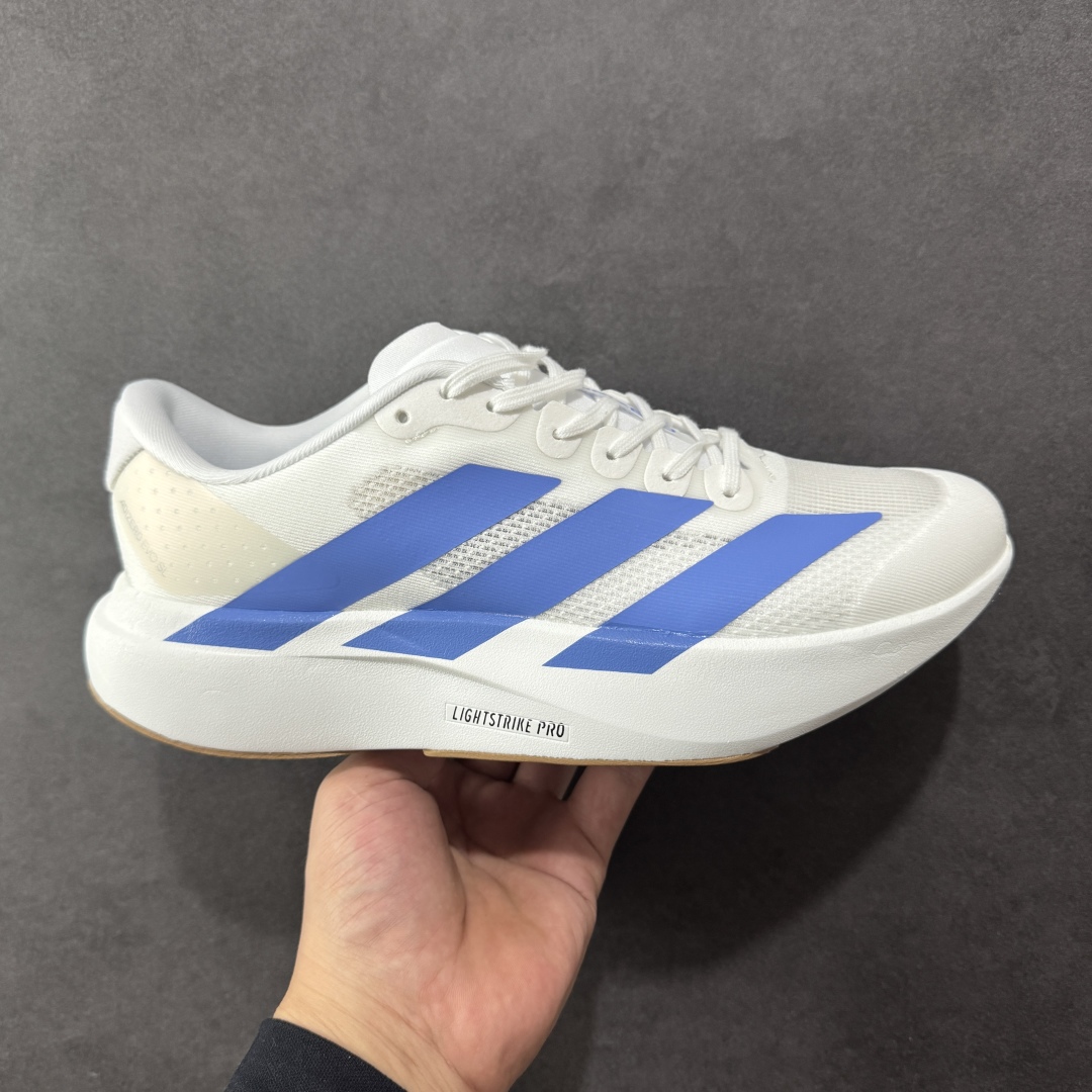 【HD纯原】Ad Adizero Evo SL M 阿迪超轻透气缓震跑鞋  以令人难以置信的138克重量,刷新了跑鞋轻量化的记录,阿迪在材料科学和工艺技术上的深厚积累。  全新鞋款采用Lightweight Upper材料,让穿着者几乎能够体验到一种\