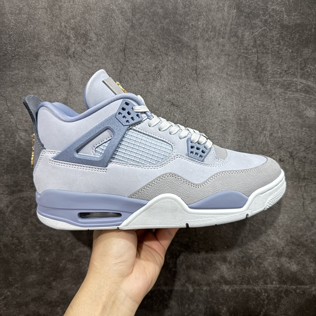  
【纯原版本】Air Jordan AJ4 UN联名蓝！
货号：HV9204-407！
尺码：40 4