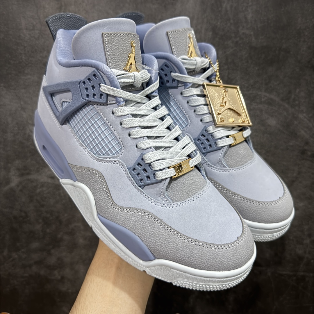  
【纯原版本】Air Jordan AJ4 UN联名蓝！
货号：HV9204-407！
尺码：40 4