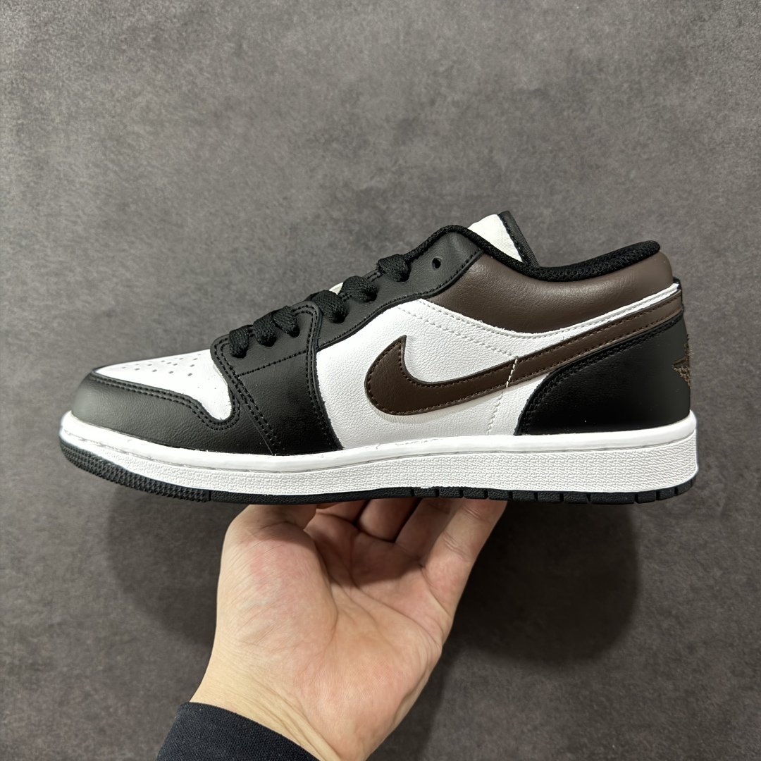 图片[2]-【K版】Air Jordan AJ1 Low 低帮 黑白棕 IQ3393-010 全新流水线出品 市场第二梯队最强版 全部原鞋开发 原楦原纸板开发 全鞋电脑针车 原厂内置全掌气垫 原盒内在原标 唯一Zp原版鞋带绑法 免检产品 全新2022版型 全头层皮料 完美零毛边处理 原厂配置全掌气垫 价格定位良心 新配色陆续出货 尺码：36 36.5 37.5 38 38.5 39 40 40.5 41 42 42.5 43 44 44.5 45 46-选品中心