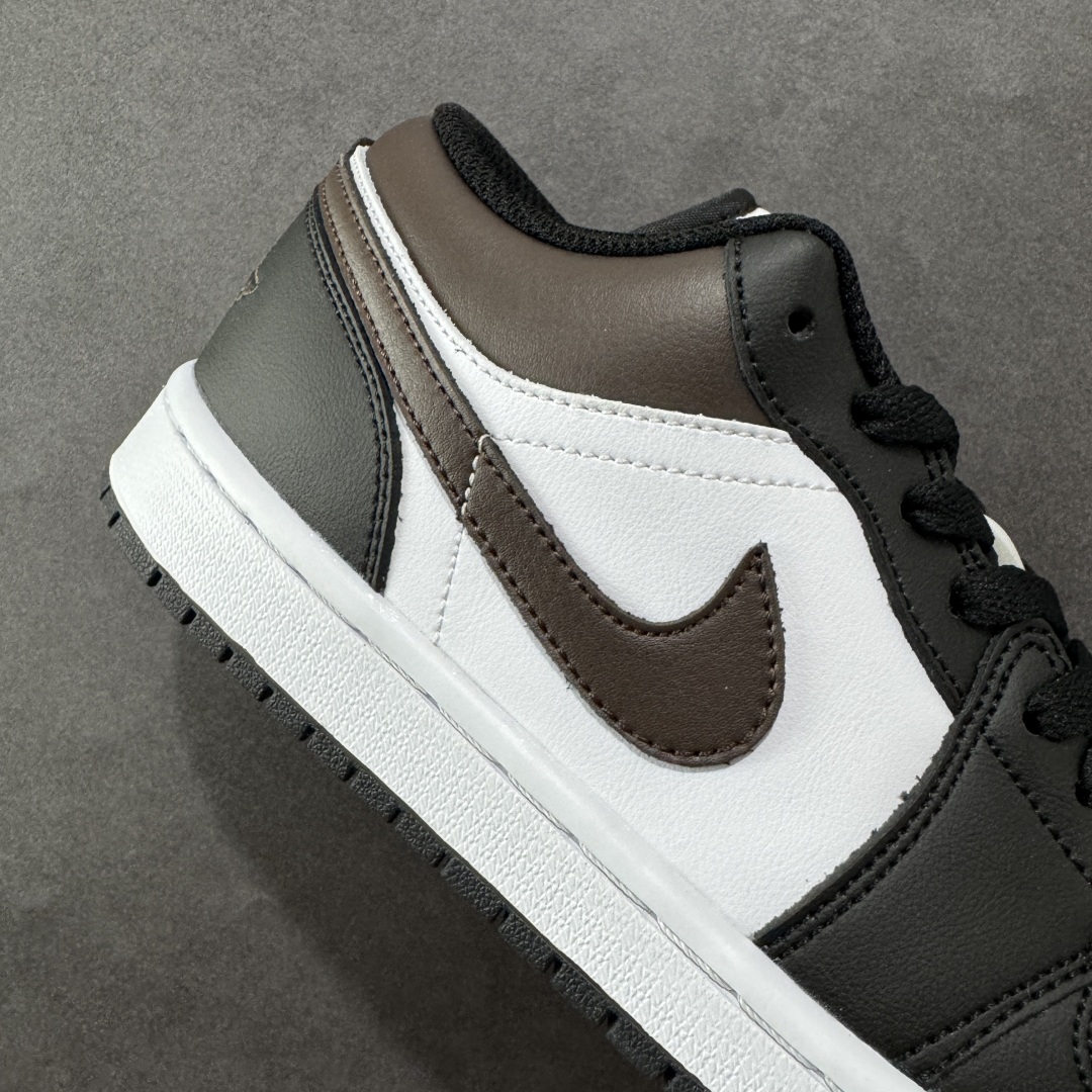 图片[6]-【K版】Air Jordan AJ1 Low 低帮 黑白棕 IQ3393-010 全新流水线出品 市场第二梯队最强版 全部原鞋开发 原楦原纸板开发 全鞋电脑针车 原厂内置全掌气垫 原盒内在原标 唯一Zp原版鞋带绑法 免检产品 全新2022版型 全头层皮料 完美零毛边处理 原厂配置全掌气垫 价格定位良心 新配色陆续出货 尺码：36 36.5 37.5 38 38.5 39 40 40.5 41 42 42.5 43 44 44.5 45 46-选品中心