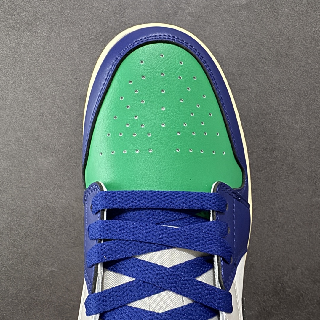 图片[8]-【K版】Air Jordan AJ1 Low 低帮 白蓝绿 553558-147 全新流水线出品 市场第二梯队最强版 全部原鞋开发 原楦原纸板开发 全鞋电脑针车 原厂内置全掌气垫 原盒内在原标 唯一Zp原版鞋带绑法 免检产品 全新2022版型 全头层皮料 完美零毛边处理 原厂配置全掌气垫 价格定位良心 新配色陆续出货 尺码：36 36.5 37.5 38 38.5 39 40 40.5 41 42 42.5 43 44 44.5 45 46-选品中心