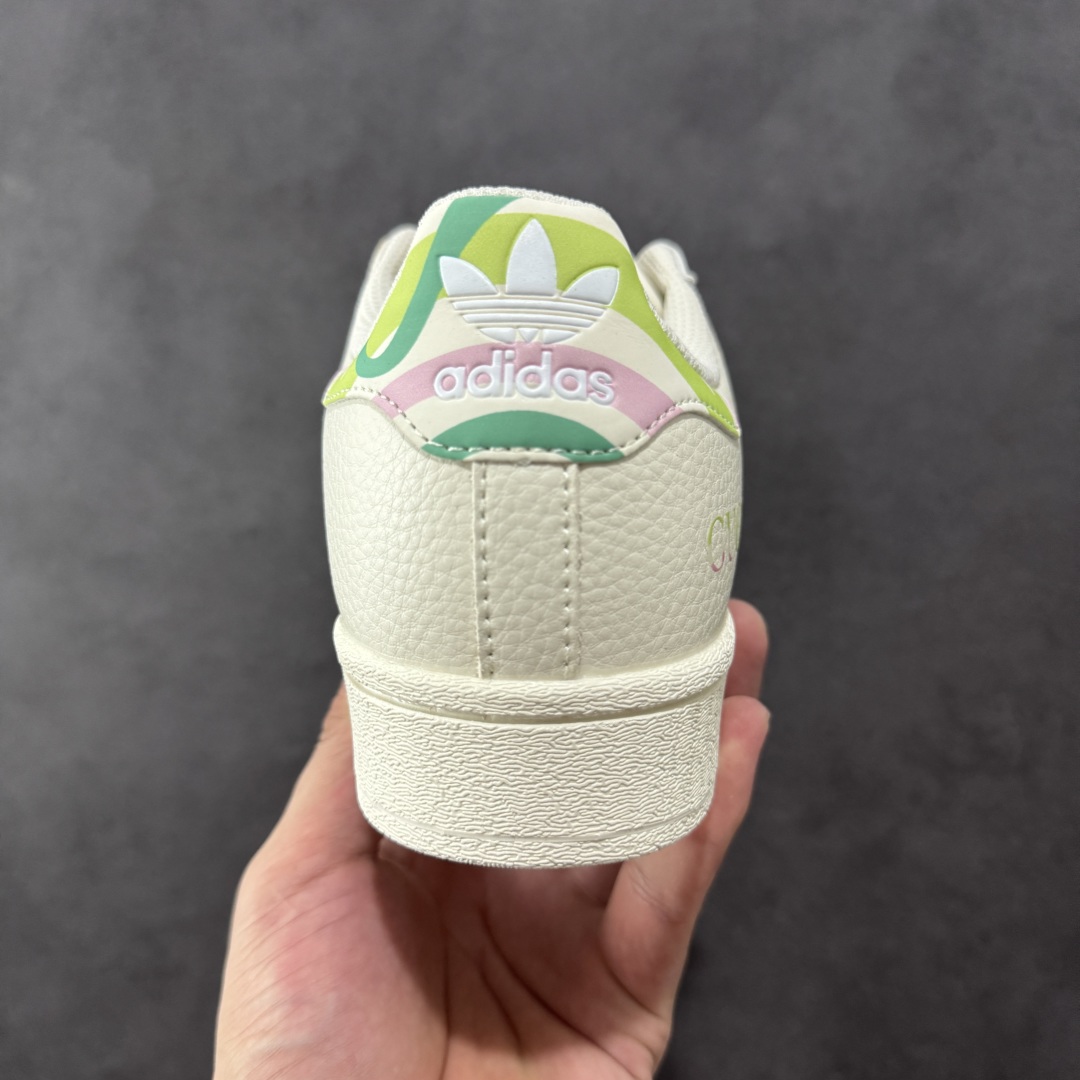 图片[4]-【定制版】AD Originals Superstar x GUCCI 白绿 采用全新头层拼接皮革材质 后跟采用特色3D立体印字 渠道正品订单 诠释市场最高工艺水平 全鞋进口头层皮料打造 区别市面普通真标版本，进出专柜无压力 货号：DS0024 尺码：36-45-选品中心