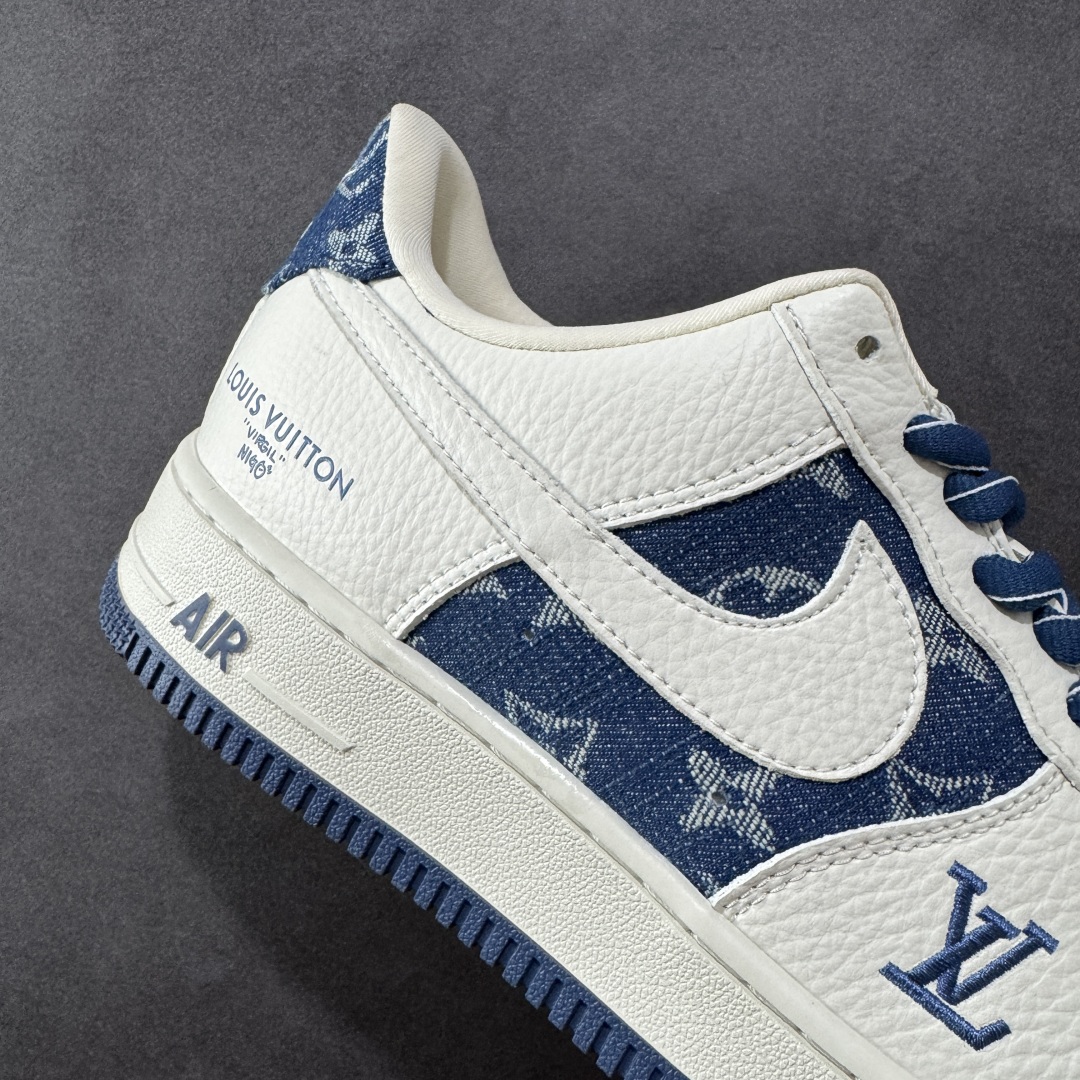 图片[6]-【定制版】Nike Air Force 1\’07 Low LV联名 白蓝牛仔 空军一号低帮休闲板鞋  #原楦头原纸板 原装鞋盒 定制五金配件 内置全掌气垫 原厂鞋底 货号：SC9207-536  尺码：36 36.5 37.5 38 38.5 39 40 40.5 41 42 42.5 43 44 44.5 45-选品中心