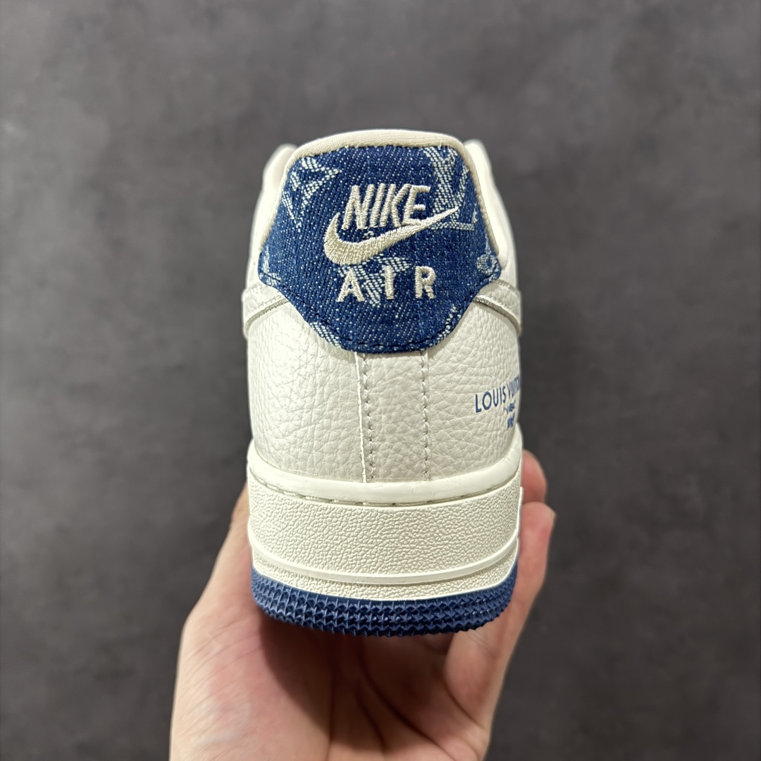图片[4]-【定制版】Nike Air Force 1\’07 Low LV联名 白蓝牛仔 空军一号低帮休闲板鞋  #原楦头原纸板 原装鞋盒 定制五金配件 内置全掌气垫 原厂鞋底 货号：SC9207-536  尺码：36 36.5 37.5 38 38.5 39 40 40.5 41 42 42.5 43 44 44.5 45-选品中心