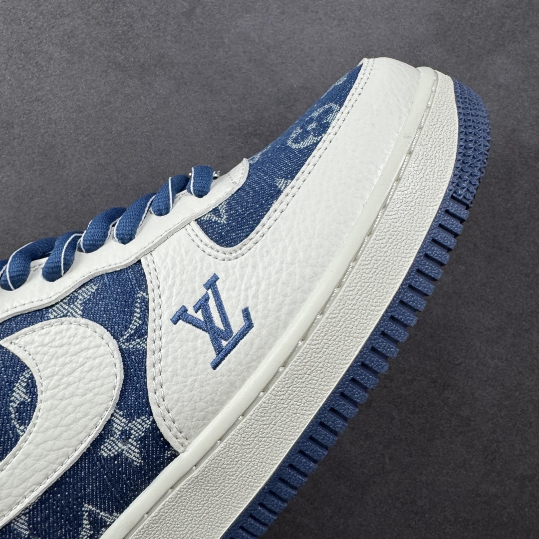 图片[5]-【定制版】Nike Air Force 1\’07 Low LV联名 白蓝牛仔 空军一号低帮休闲板鞋  #原楦头原纸板 原装鞋盒 定制五金配件 内置全掌气垫 原厂鞋底 货号：SC9207-536  尺码：36 36.5 37.5 38 38.5 39 40 40.5 41 42 42.5 43 44 44.5 45-选品中心