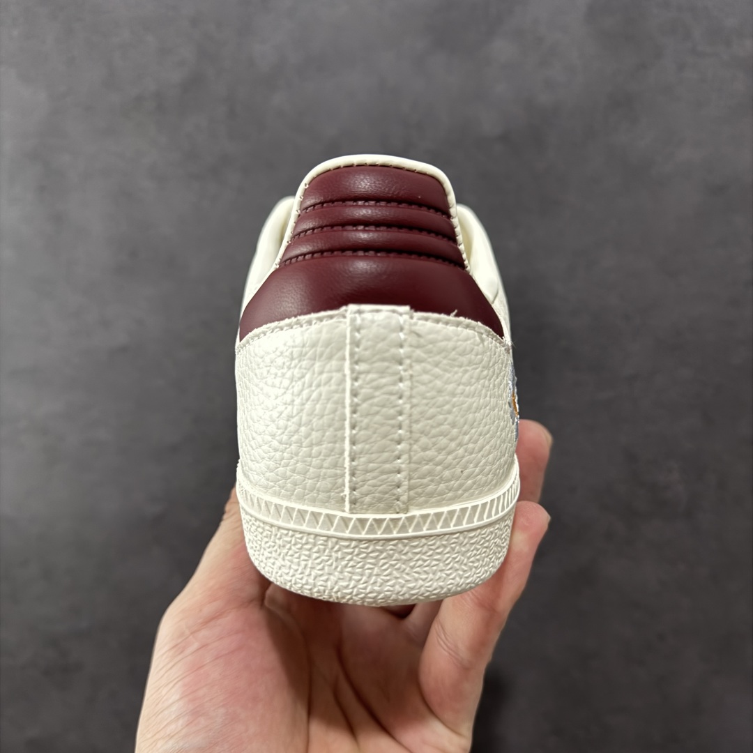 220 定制版adidoriginals Samba OG 小雏菊 灰白 桑巴舞系列复古经典轻便板鞋 DX0009