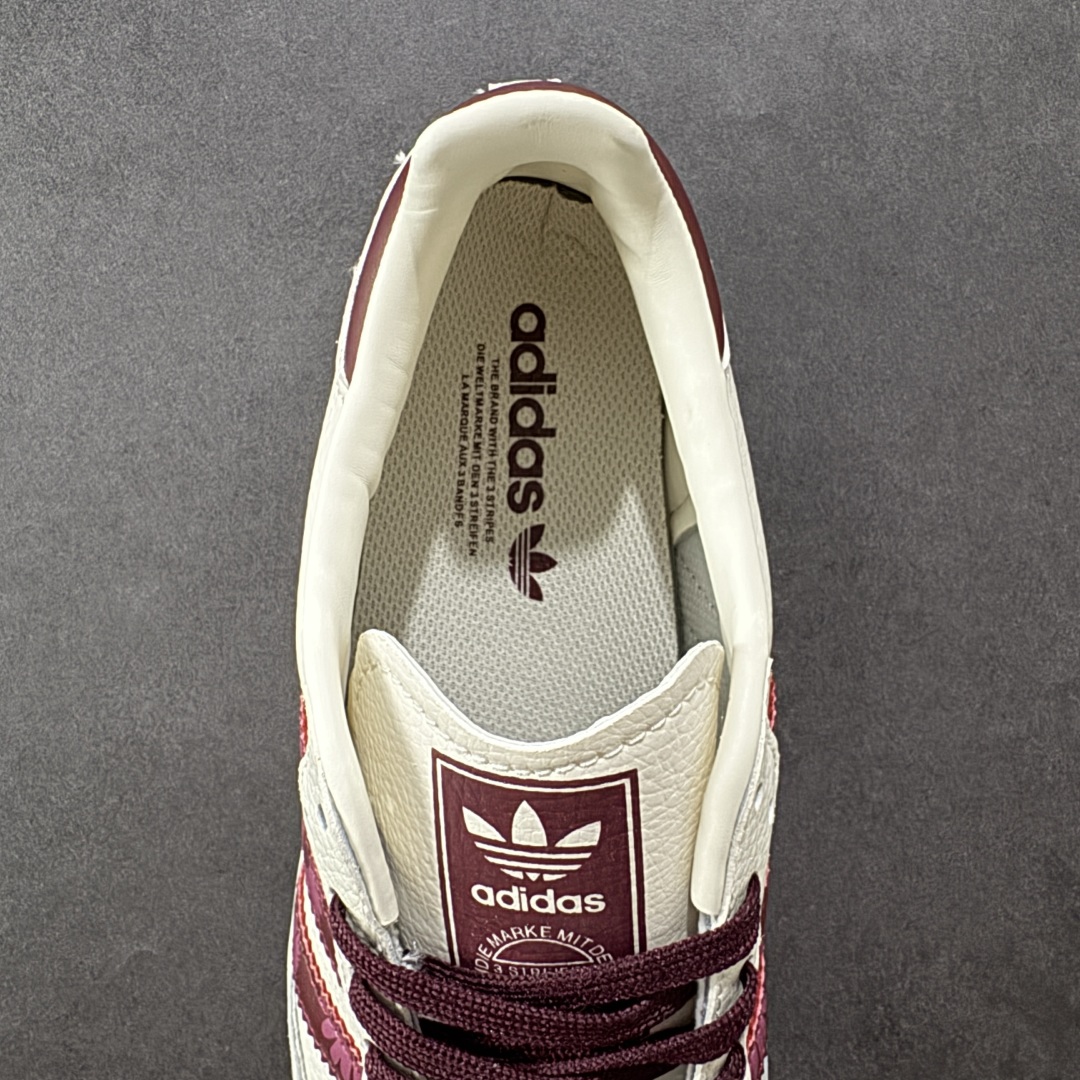 220 定制版adidoriginals Samba OG 小雏菊 灰白 桑巴舞系列复古经典轻便板鞋 DX0009