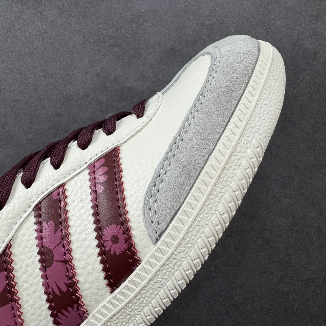 220 定制版adidoriginals Samba OG 小雏菊 灰白 桑巴舞系列复古经典轻便板鞋 DX0009