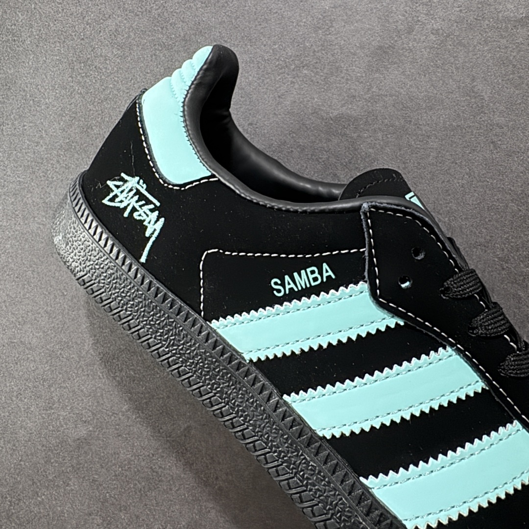 定制版adidoriginals Samba OG x stussy联名桑巴舞系列复古经典轻便板鞋  DX0002