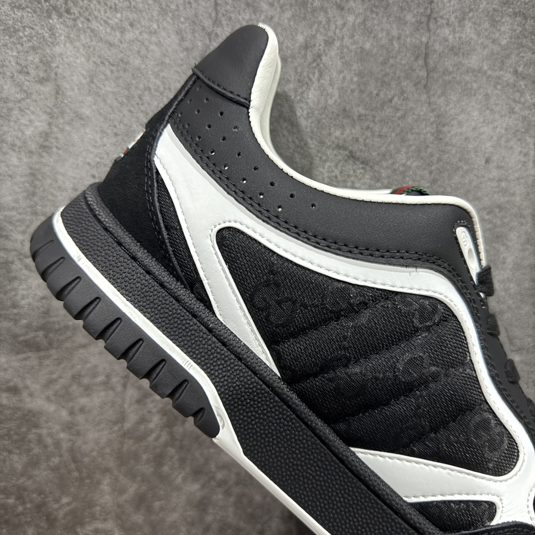 
【莞产礼盒版】古驰Gucci Re-Web Leather Sneakers 系列低帮复古百搭训练休闲