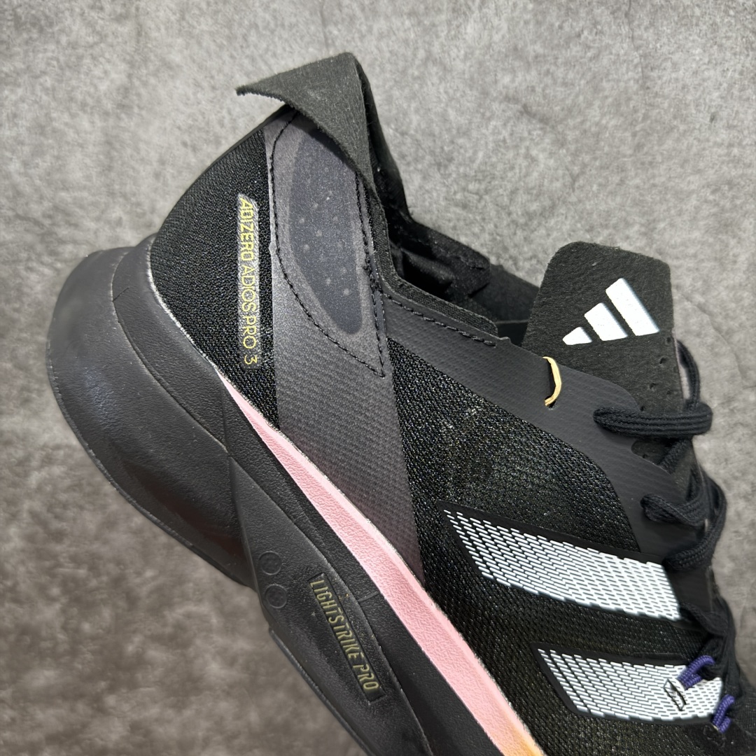 HD真碳组合底adidAdizero Adios Pro 3 舒适百搭减震防滑耐磨 低帮 碳板 马拉松跑步鞋  IG6439