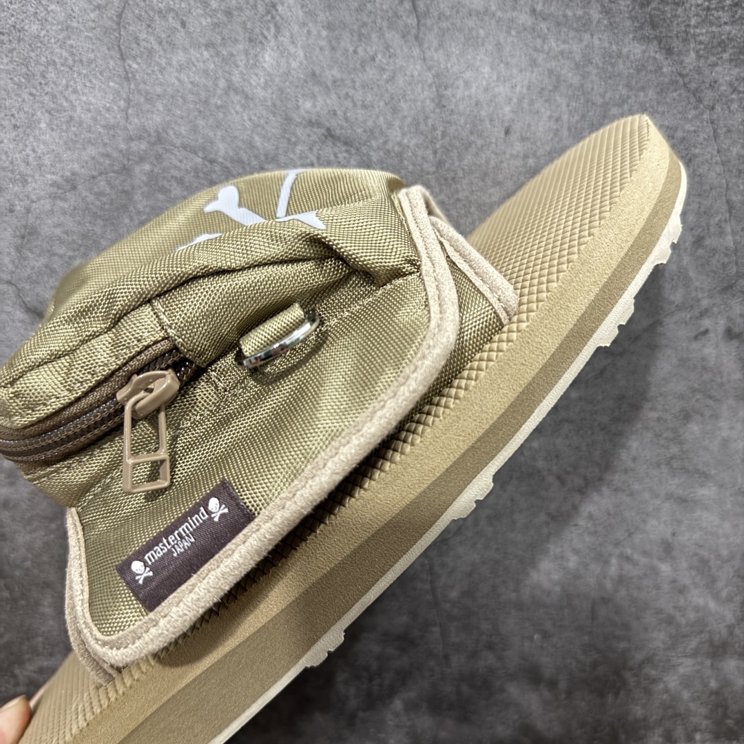 Mastermind JAPAN x Suicoke MMJ联名骷髅标志刺绣露趾时尚凉拖
master