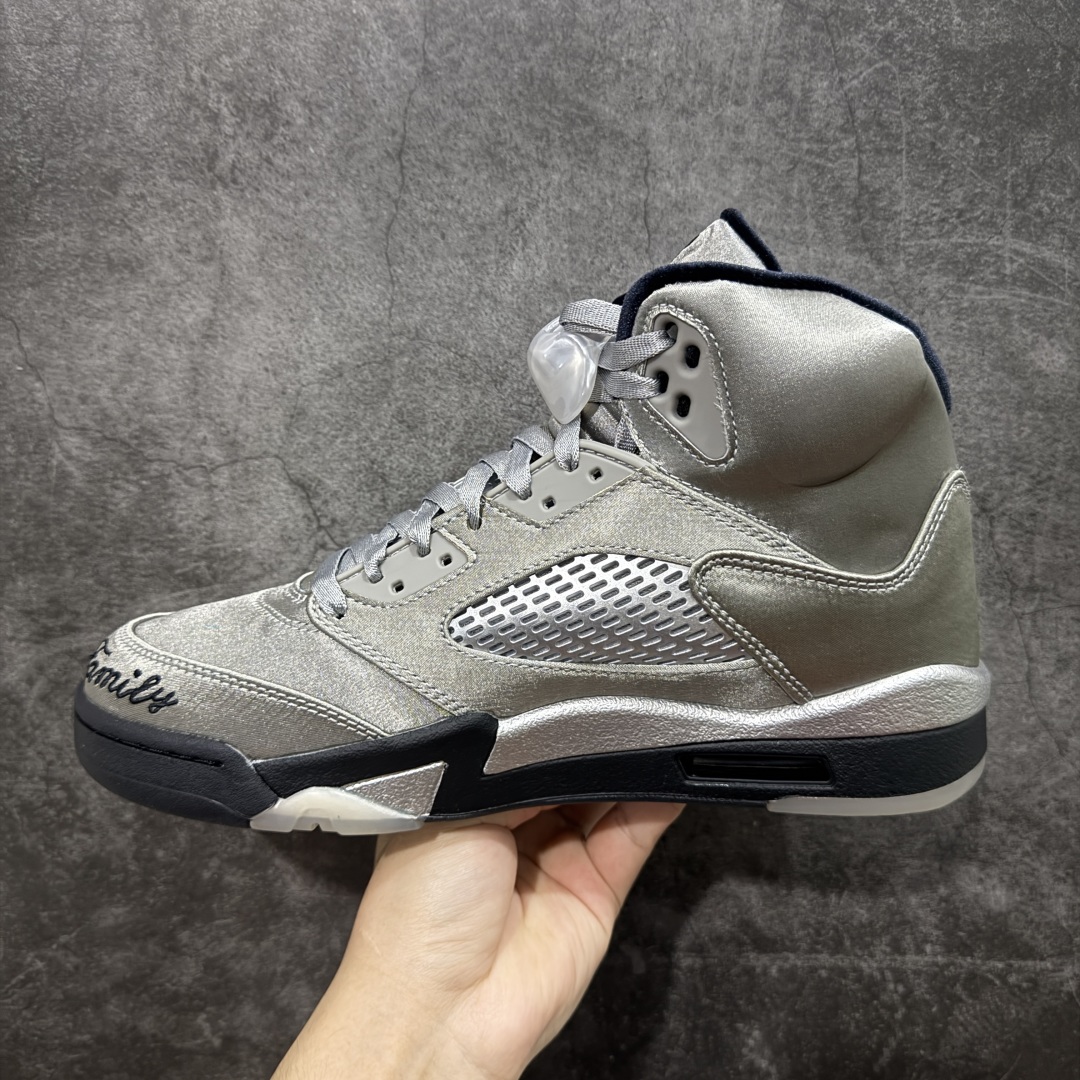 
【纯原】Air Jordan AJ5 WingsMedium Grey/Black乔丹5代十周年限定款