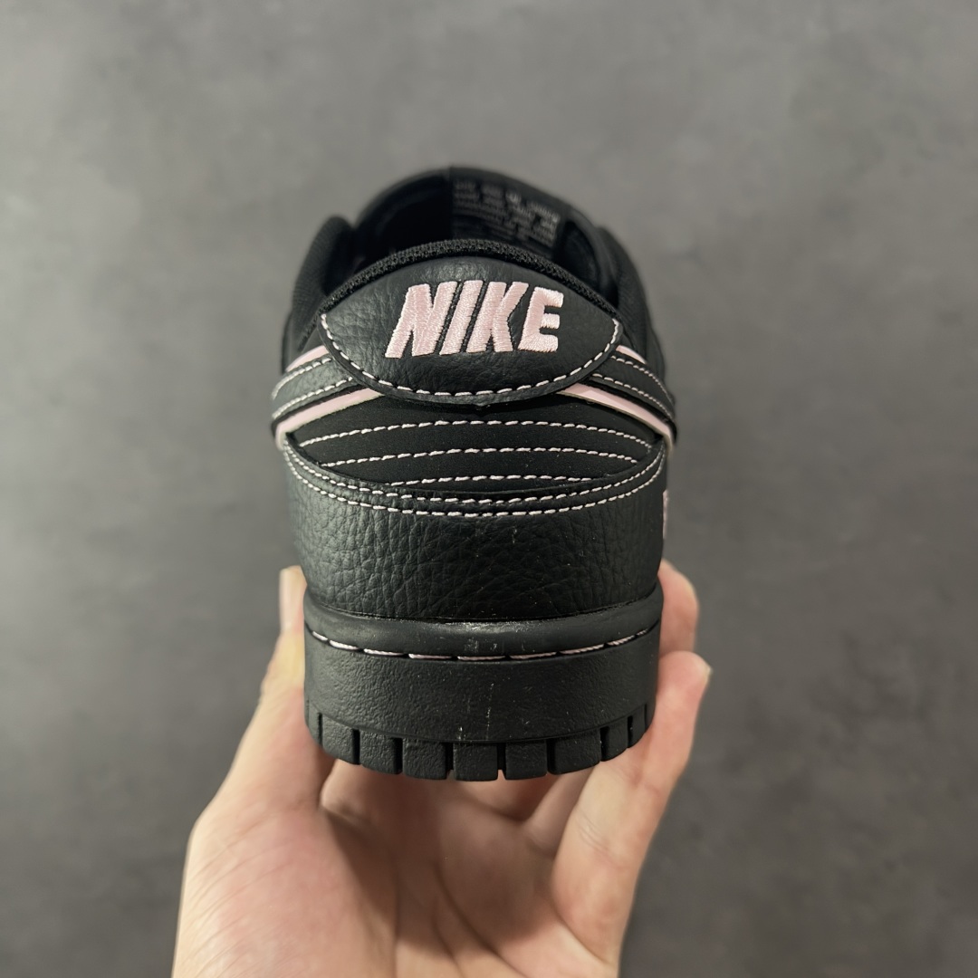 280 定制版Nike SB Dunk Low Supreme联名 全黑米线 高端定制 低帮休闲板鞋 QW5836-014