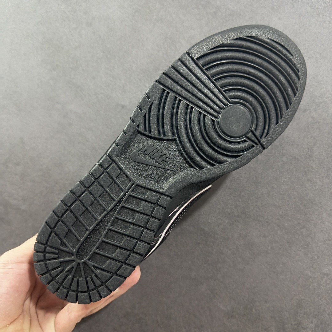 280 定制版Nike SB Dunk Low Supreme联名 全黑米线 高端定制 低帮休闲板鞋 QW5836-014