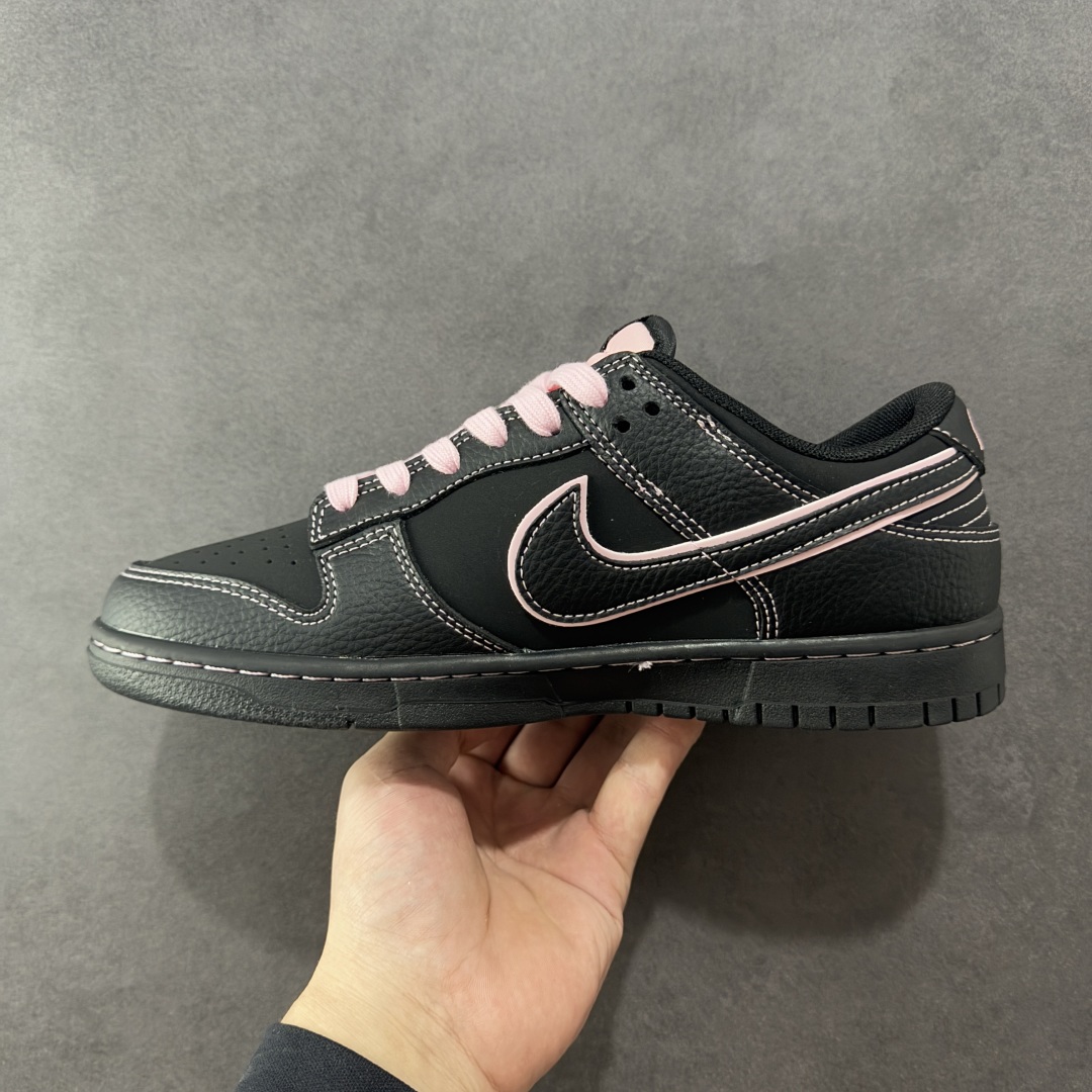 280 定制版Nike SB Dunk Low Supreme联名 全黑米线 高端定制 低帮休闲板鞋 QW5836-014