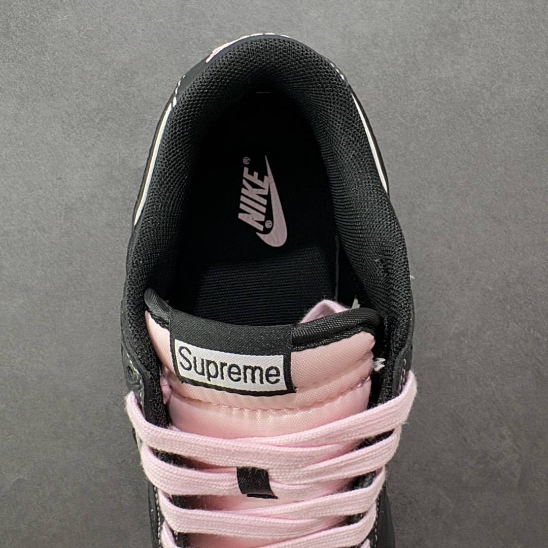 280 定制版Nike SB Dunk Low Supreme联名 全黑米线 高端定制 低帮休闲板鞋 QW5836-014