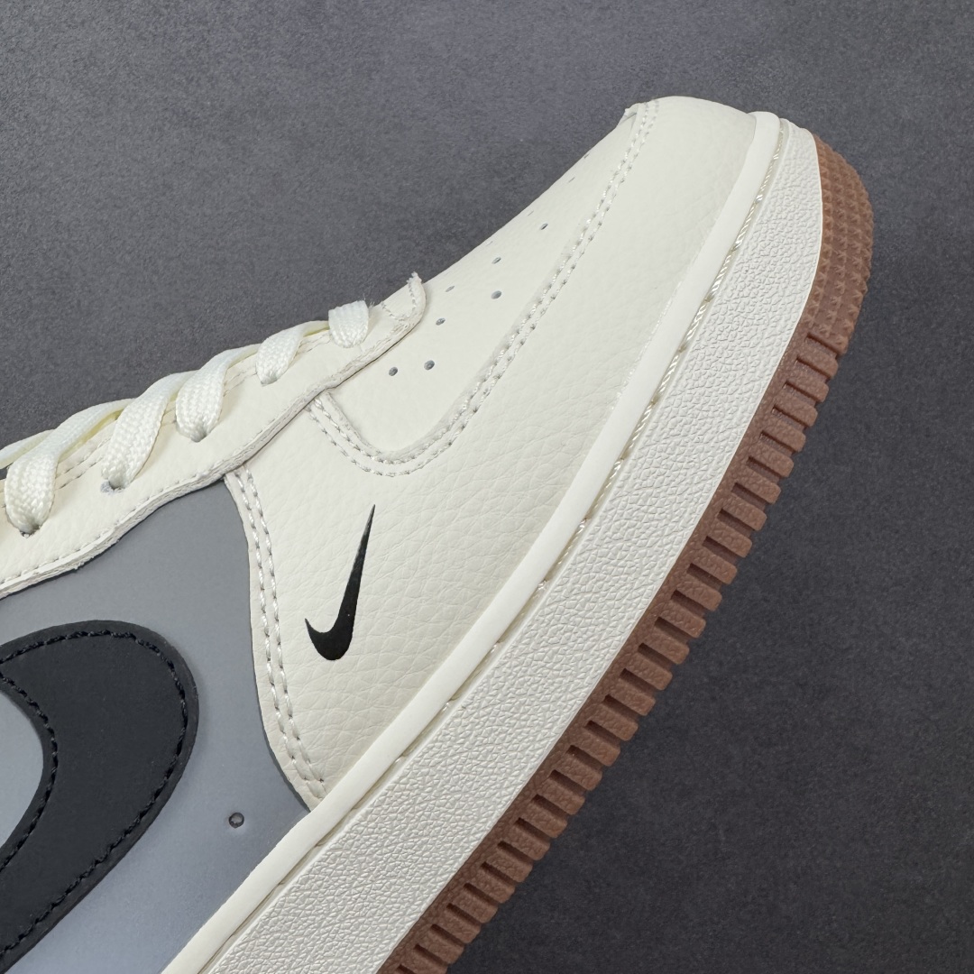 定制版Nike Air Force 1 '07 Low “巴黎世家联名——米灰黑生胶”空军一号 低帮 运动鞋  HJ3318-005