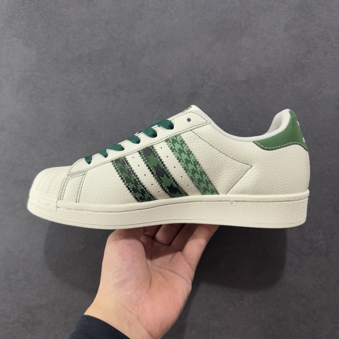 定制版AD Originals Superstar x GUCCI 白绿休闲运动鞋  DS0022
