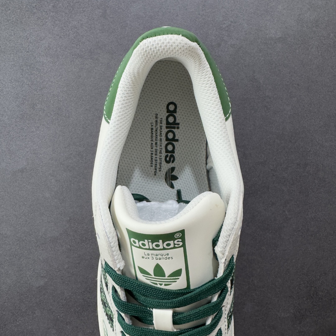 定制版AD Originals Superstar x GUCCI 白绿休闲运动鞋  DS0022