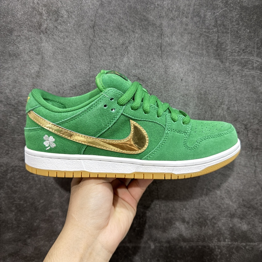 【纯原Z版】Nike Dunk SB SB Pro Shamrock 翻毛皮绒面革 复古 低帮