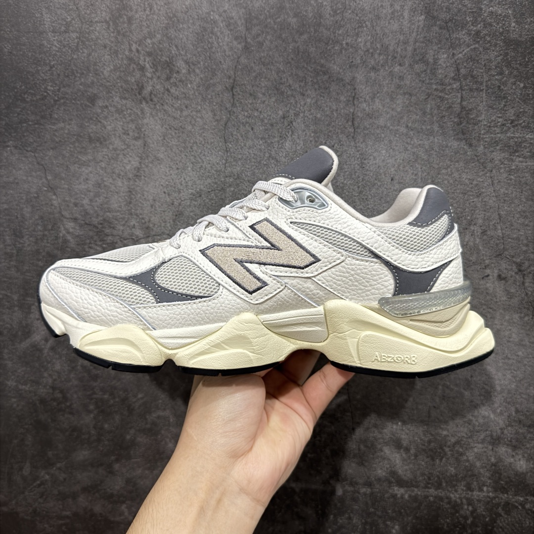 纯原版 New Balance NB9060 联名款 复古休闲运动慢跑鞋 灰色 U9060AGA
