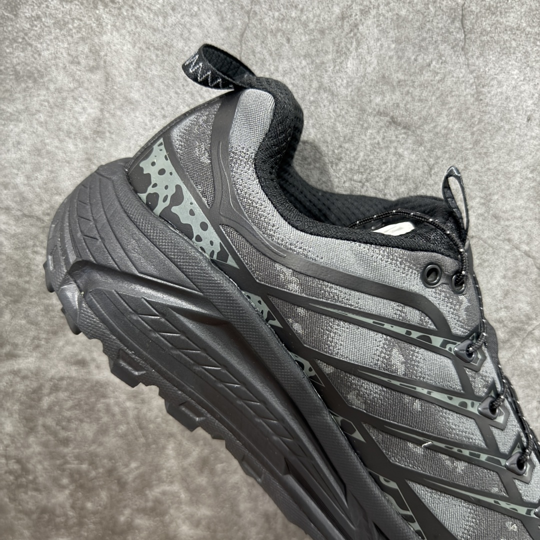  
【GX越南版】HOKA ONE ONE Mafate Three 2舒适耐磨低帮跑步鞋男女同款黑色 