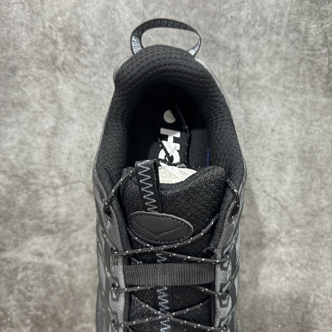  
【GX越南版】HOKA ONE ONE Mafate Three 2舒适耐磨低帮跑步鞋男女同款黑色 
