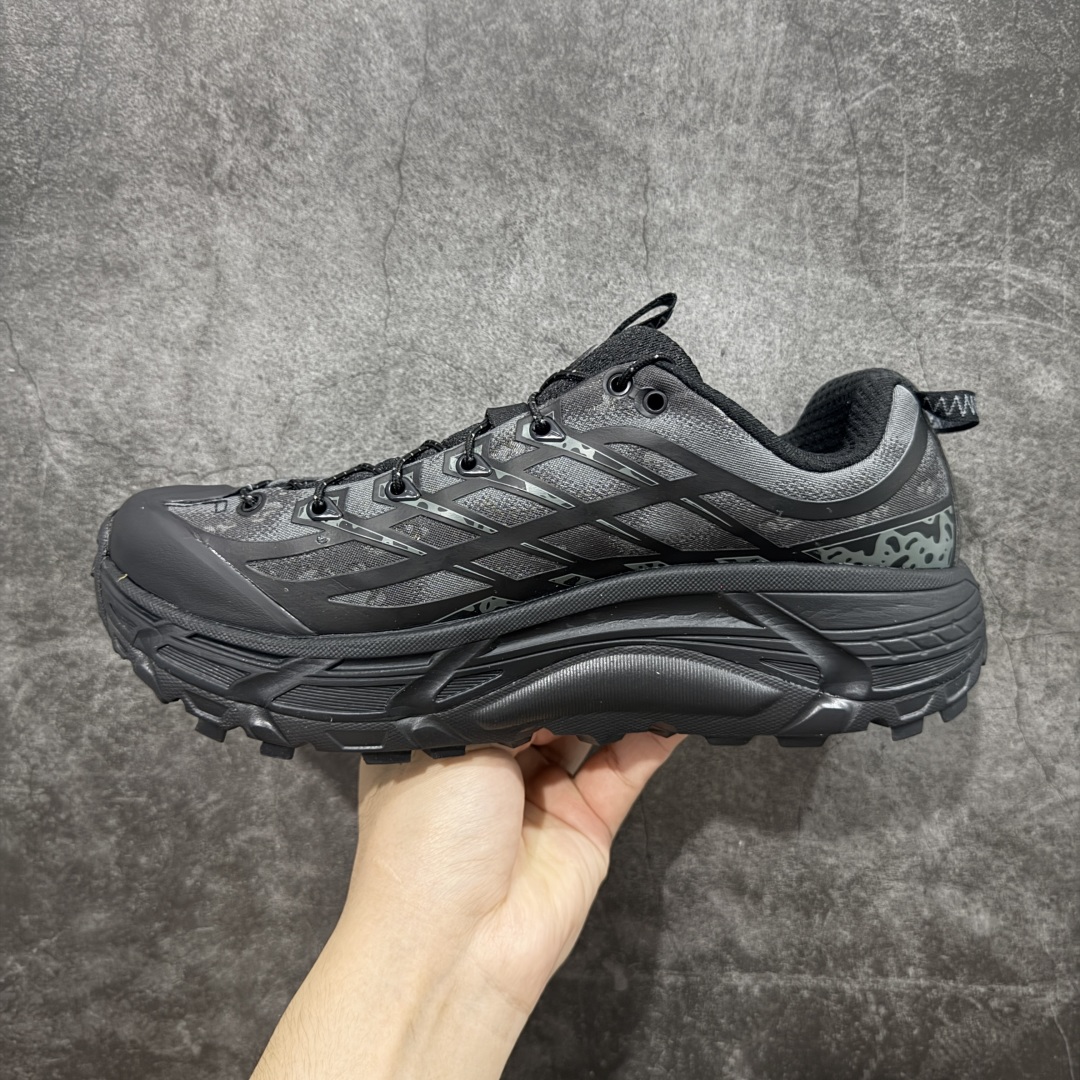  
【GX越南版】HOKA ONE ONE Mafate Three 2舒适耐磨低帮跑步鞋男女同款黑色 