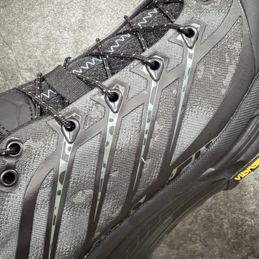  
【GX越南版】HOKA ONE ONE Mafate Three 2舒适耐磨低帮跑步鞋男女同款黑色 