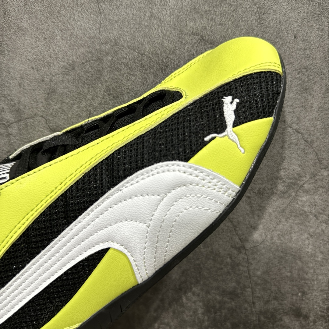 图片[6]-【YH版本】Puma Roma M Motorsport 彪马罗马阿莫尔系列低帮复古运动休闲赛车跑鞋 YY联名系列 黑色 全球知名运动品牌PUMA宝马赛车系列，融合了宝马车队的标志性配色，以趣味十足又前卫复古的设计引领潮流，将赛道精神融入街头时尚，开启前卫竞速之旅。自1978年巴伐利亚车队走上世界舞台，宝马赛车就在全球汽车制造和赛车运动领域留下了浓墨重彩的一笔。全新的两款BMW MMS Roma与BMW MMS Speedboat鞋款，均从宝马车型中汲取灵感。以黑或白为底色，融入经典配色，主打前卫复古风。Roma鞋款的鞋侧以复古的流线造型，缀以宝马经典Logo，巧妙吸睛；而Speedcat鞋款以亮眼三色条纹元素缀以舒适鞋面，赋予了独特的个性美学，演绎赛车的无尽能量。 货号：402995 -01 尺码：35.5 36 37 37.5 38 38.5 39 40 40.5 41 42 42.5 43 44 44.5 45-选品中心