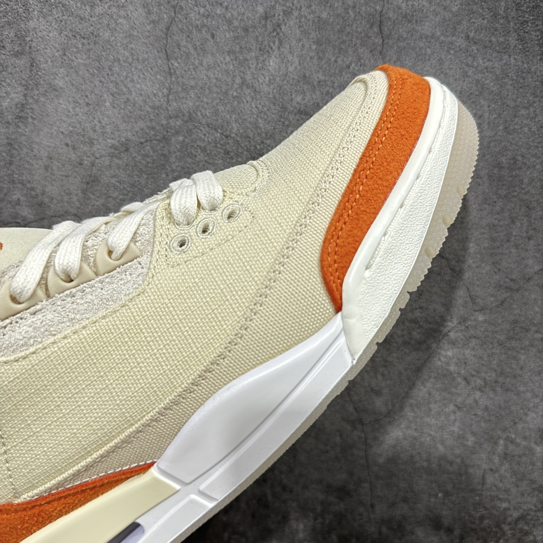 纯原F版Air Jordan AJ3 RETRO 乔丹篮球鞋男女运动鞋潮流板鞋 米橙 IH7694-200