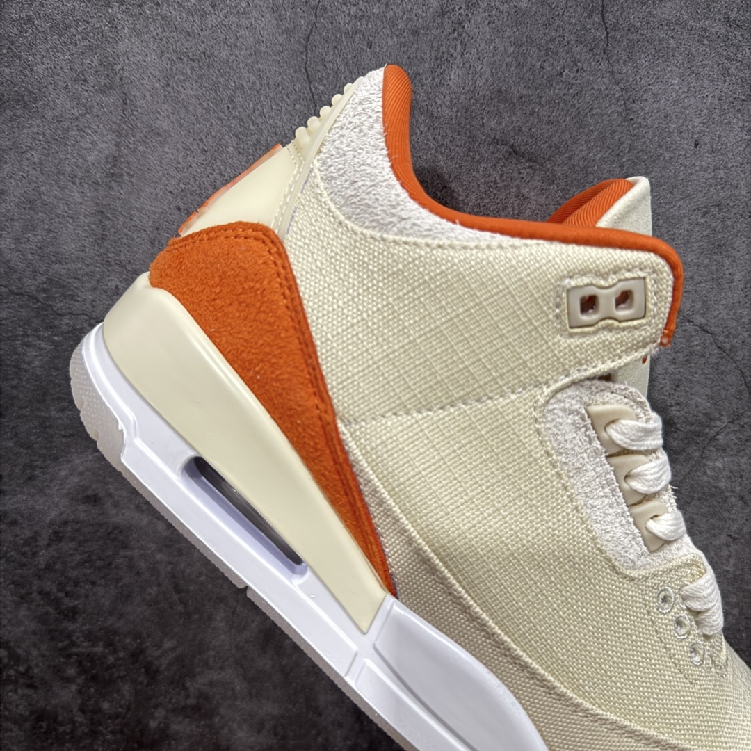纯原F版Air Jordan AJ3 RETRO 乔丹篮球鞋男女运动鞋潮流板鞋 米橙 IH7694-200