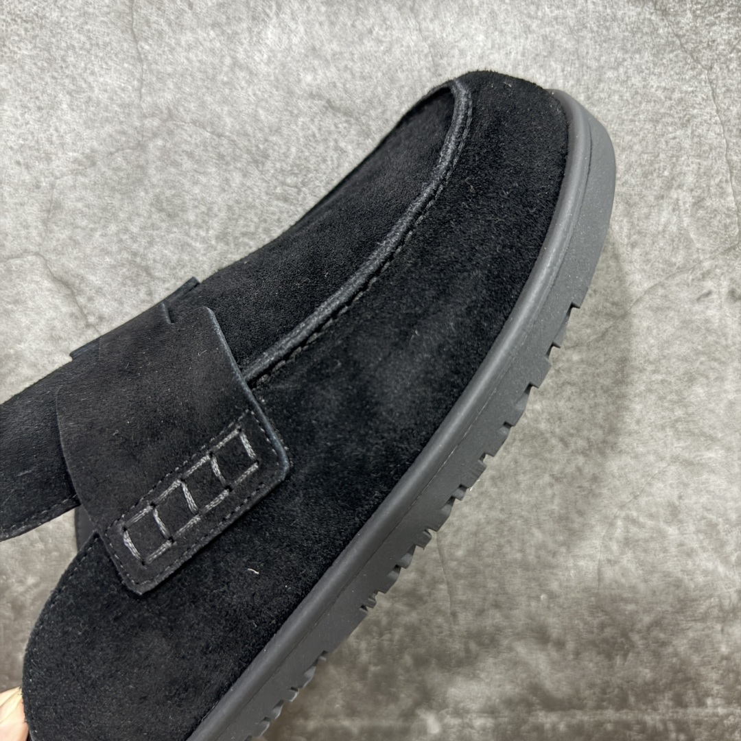 佛山超A版HERMES 爱马仕 GO MULE 老钱风 绒面革 半包头穆勒拖鞋