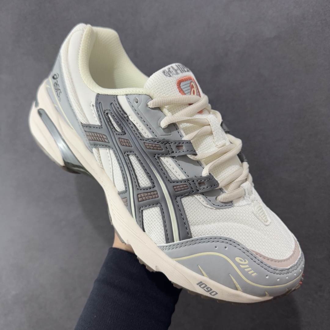 图片[3]-【K8版本】ASICS亚瑟士男女鞋夏季 GEL-1090 复古缓震老爹鞋透气轻便跑步鞋 进口双层丝纤维工程网布鞋面 轻量舒适透气材质 中底3D可视GEL缓震胶效果 升级FLYTEFOAM BLAST全新缓震中底部位科技材质 货号：1203A243-021 尺码：36-45半 编码：YBB230240-选品中心