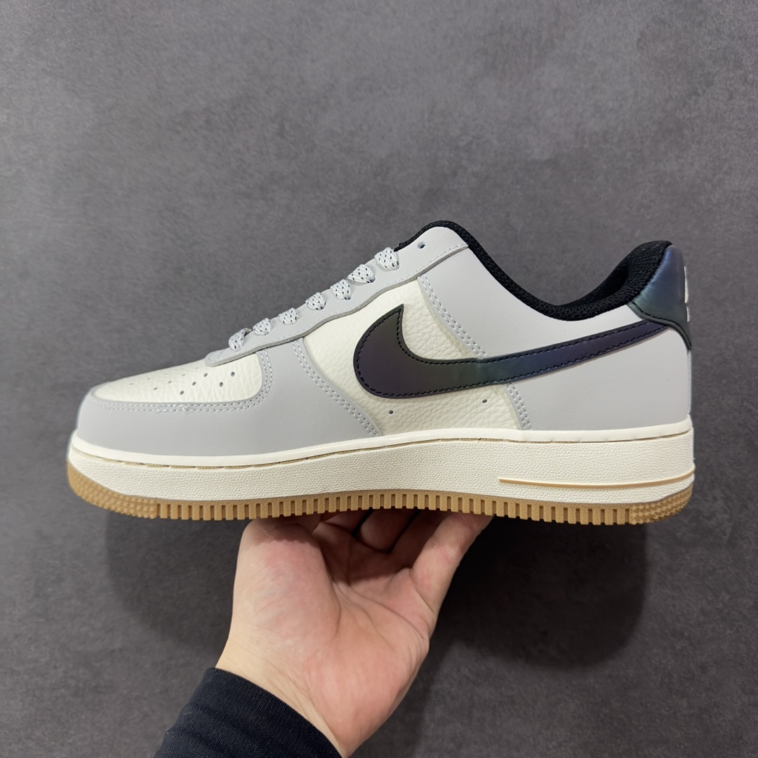 
【定制版】Nike Air Force 1'07 Low LV联名 灰白镭射渐变 空军一号低帮休闲板鞋
