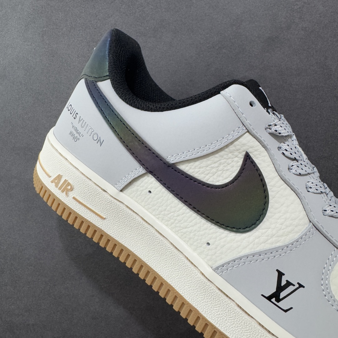 
【定制版】Nike Air Force 1'07 Low LV联名 灰白镭射渐变 空军一号低帮休闲板鞋