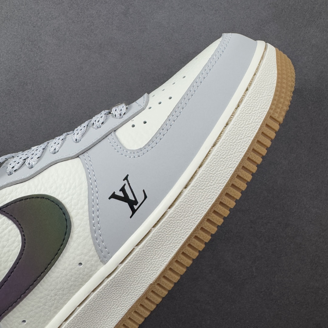 
【定制版】Nike Air Force 1'07 Low LV联名 灰白镭射渐变 空军一号低帮休闲板鞋