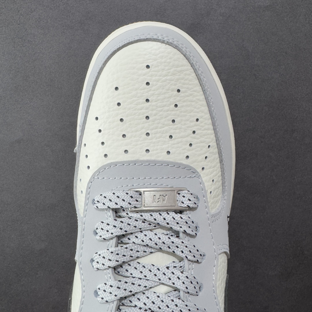 
【定制版】Nike Air Force 1'07 Low LV联名 灰白镭射渐变 空军一号低帮休闲板鞋