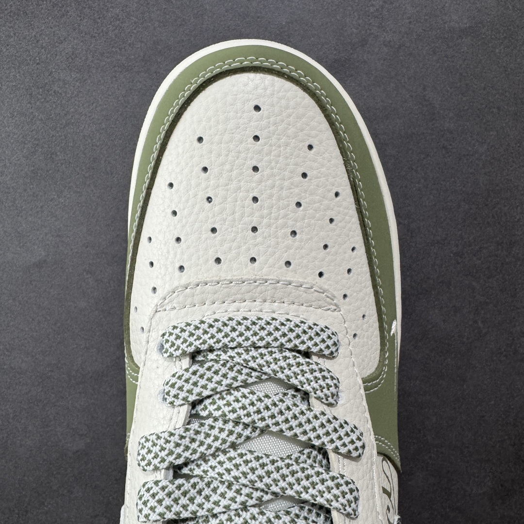 定制版Nike Air Force 1'07 Low 古驰联名 草绿 空军一号低帮休闲板鞋  KK1988-094