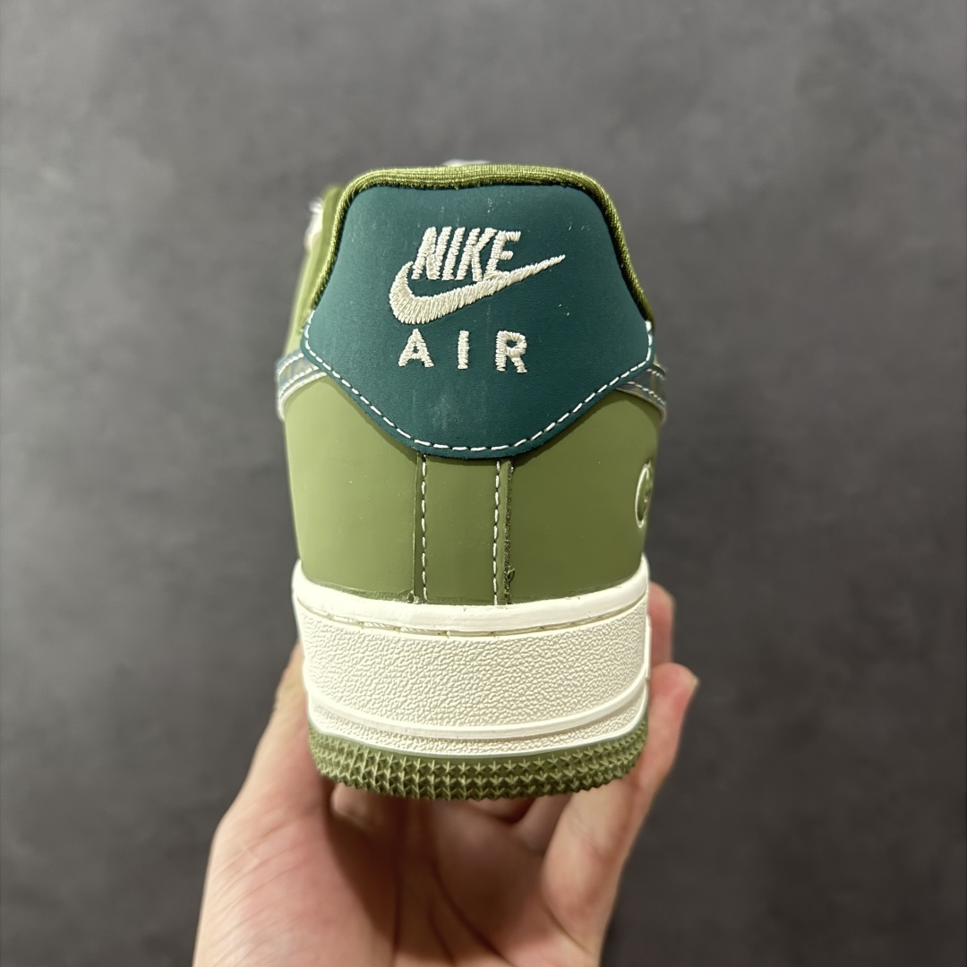 定制版Nike Air Force 1'07 Low 古驰联名 草绿 空军一号低帮休闲板鞋  KK1988-094