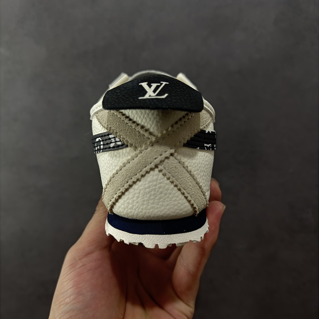 定制版Onitsuka Tiger Mexico 66 Paraty x Louis Vuitton 百搭单品 板鞋 DL408-140