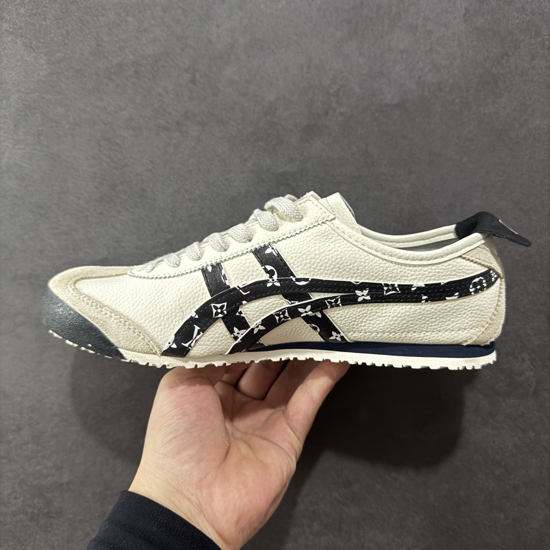 定制版Onitsuka Tiger Mexico 66 Paraty x Louis Vuitton 百搭单品 板鞋 DL408-140