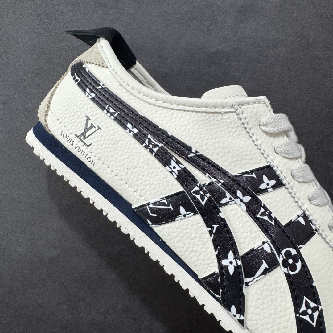 定制版Onitsuka Tiger Mexico 66 Paraty x Louis Vuitton 百搭单品 板鞋 DL408-140