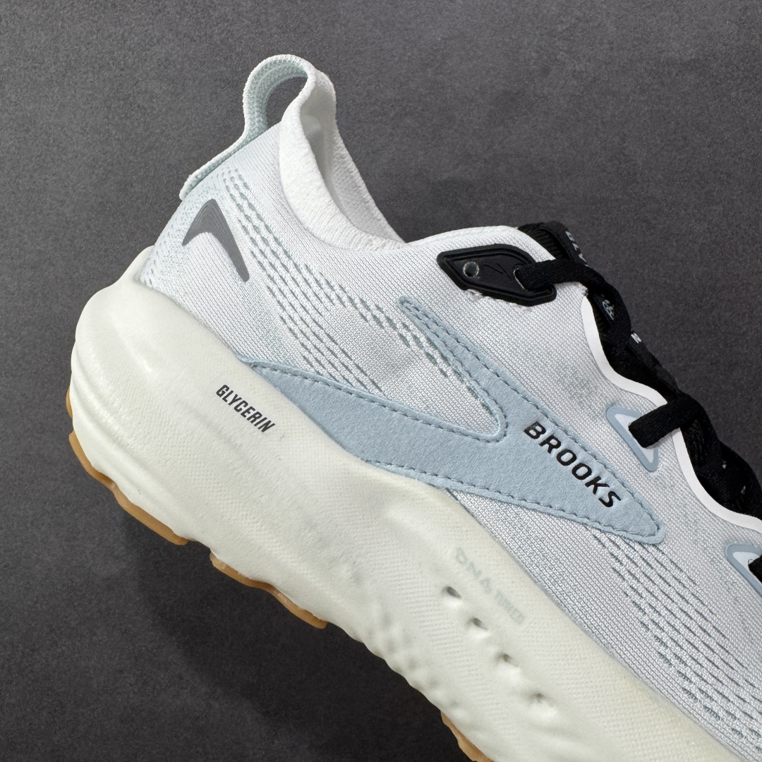 图片[6]-【公司级】Brooks 布鲁克斯 Glycerin 22 超弹轻盈跑步鞋 实拍首发 低帮透气缓震支撑休闲运动慢跑鞋 采用改进工程空气网眼组合热熔工艺 鞋面材质搭载DNA LOFT V2密度泡棉缓震系统 中底外置防滑耐磨橡胶底片 尺码：36 37 38 39 40 40.5 41 42 42.5 43 44 45 编码：FSB250260-选品中心