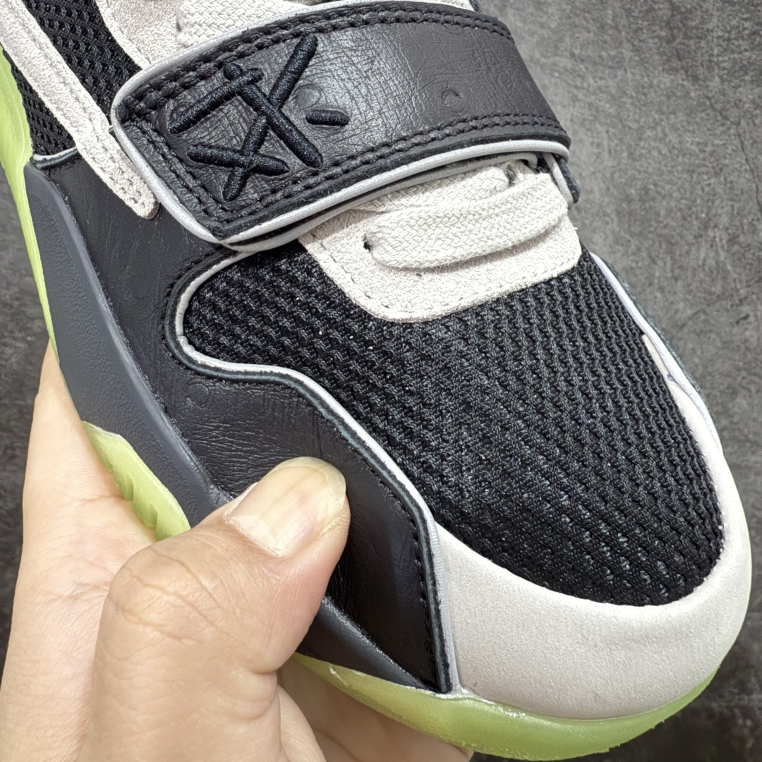 图片[4]-【Top纯原】Travis Scott x Air Jordan Jumpman Jack TR TS联名款 倒钩 复古文化篮球鞋 IH7971-001 原鞋原档案数据 原厂皮料打造 平台外贸 高端零售专供品质 整体鞋身棕色部位采用台湾隆长棉麻布料 配件鞋盒完全同步原厂 整体版型质感 用料细节都绝不含糊 尺码：40 40.5 41 42 42.5 43 44 44.5 45 46 47.5 48.5-选品中心